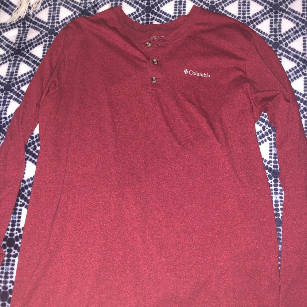 mens new Long sleeve colombia shirt